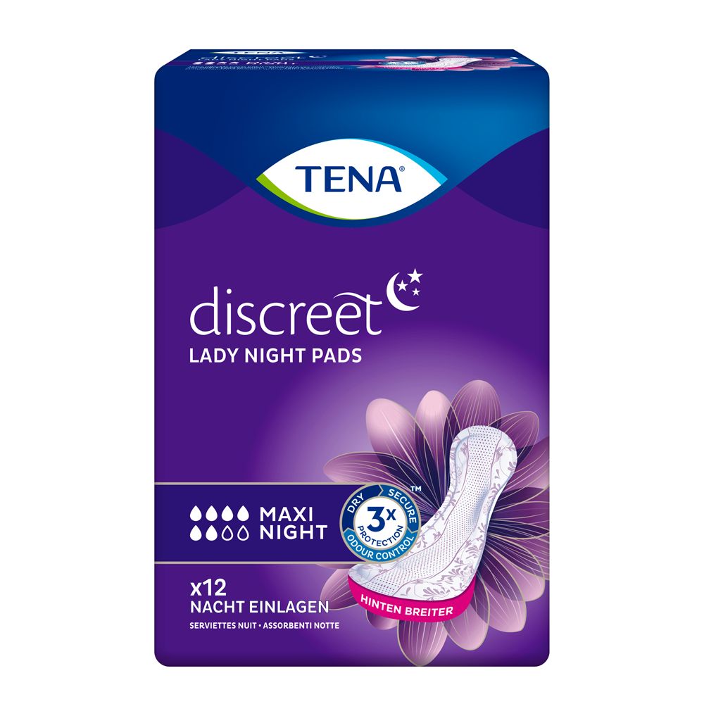 LADY Discreet Inkontinenz Einlagen maxi night