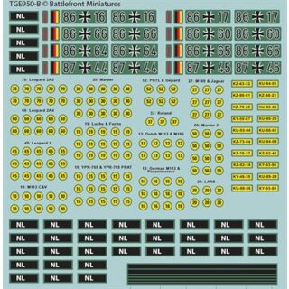 West German Decal Set (4)