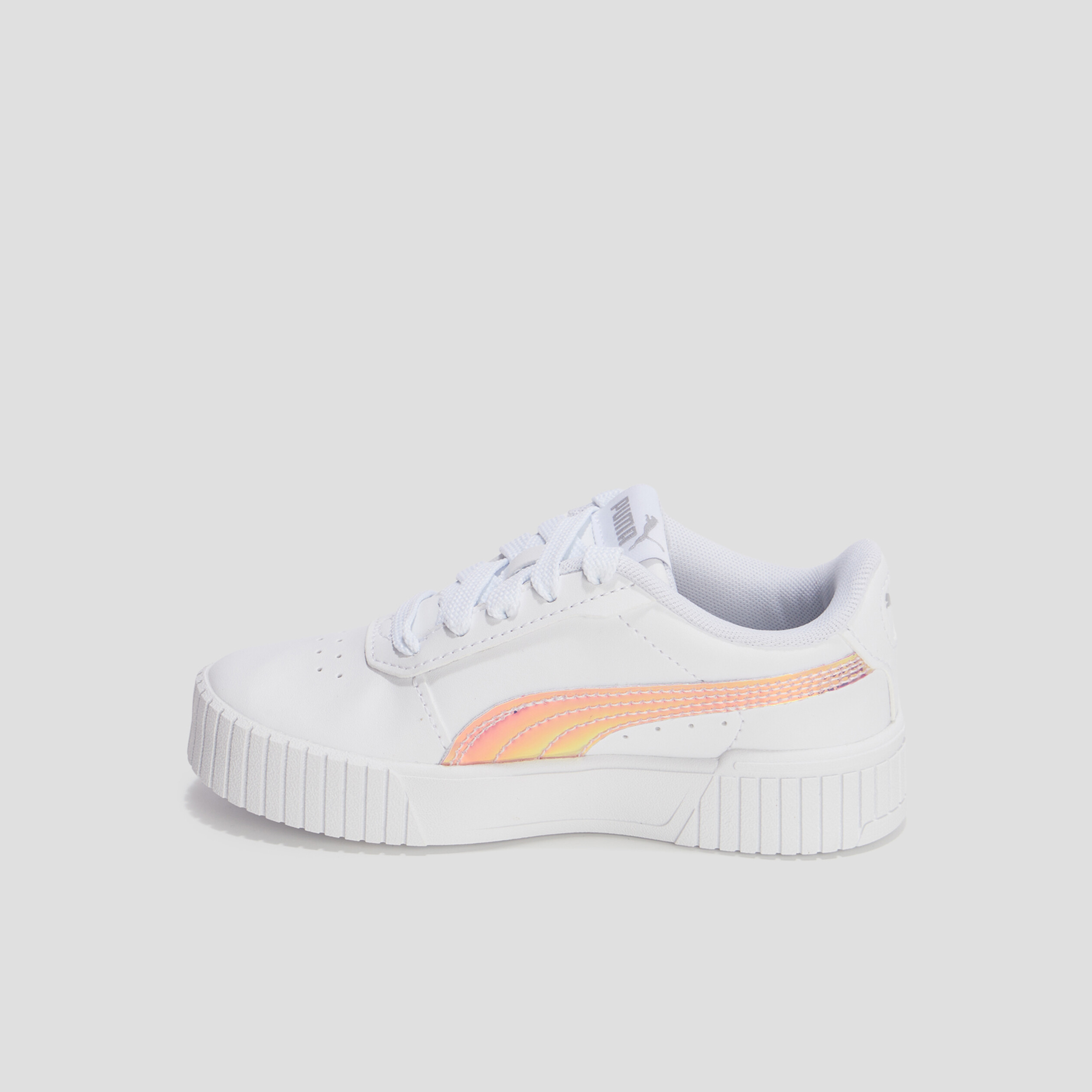 Tennis à lacets Carina Puma blanc fille | La Halle