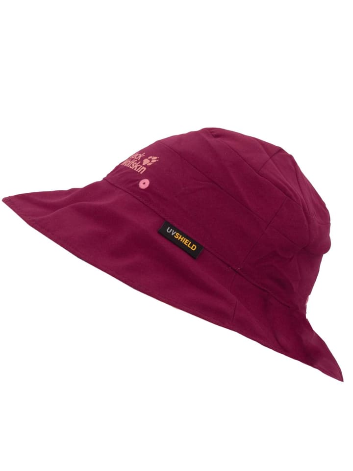 Jack Wolfskin Accessoires Victoria Leaf Hat in Rosa günstig kaufen M