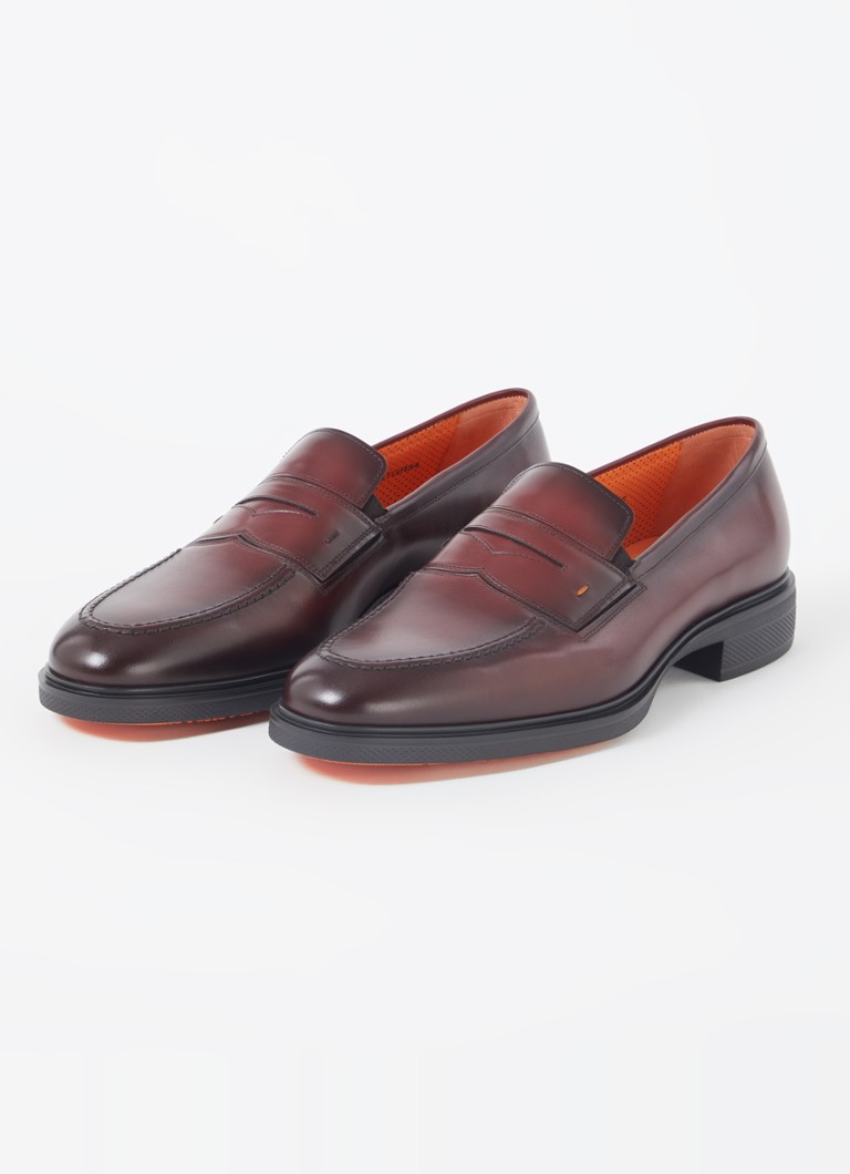 Mocasini Santoni Easy din piele
