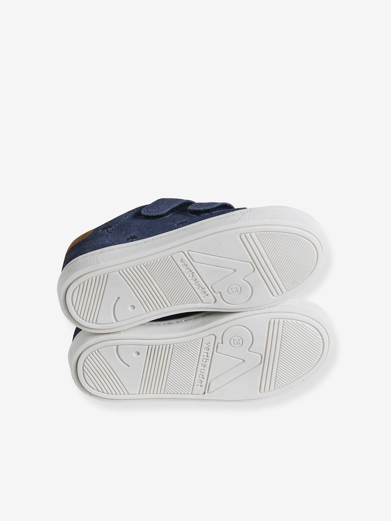 Vertbaudet Kinder Klett-Sneakers mit Anziehtrick - marine