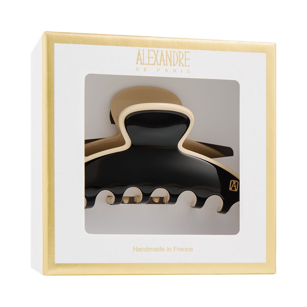 Alexandre de Paris Pince Medium Lisere Geschenbox schwarz