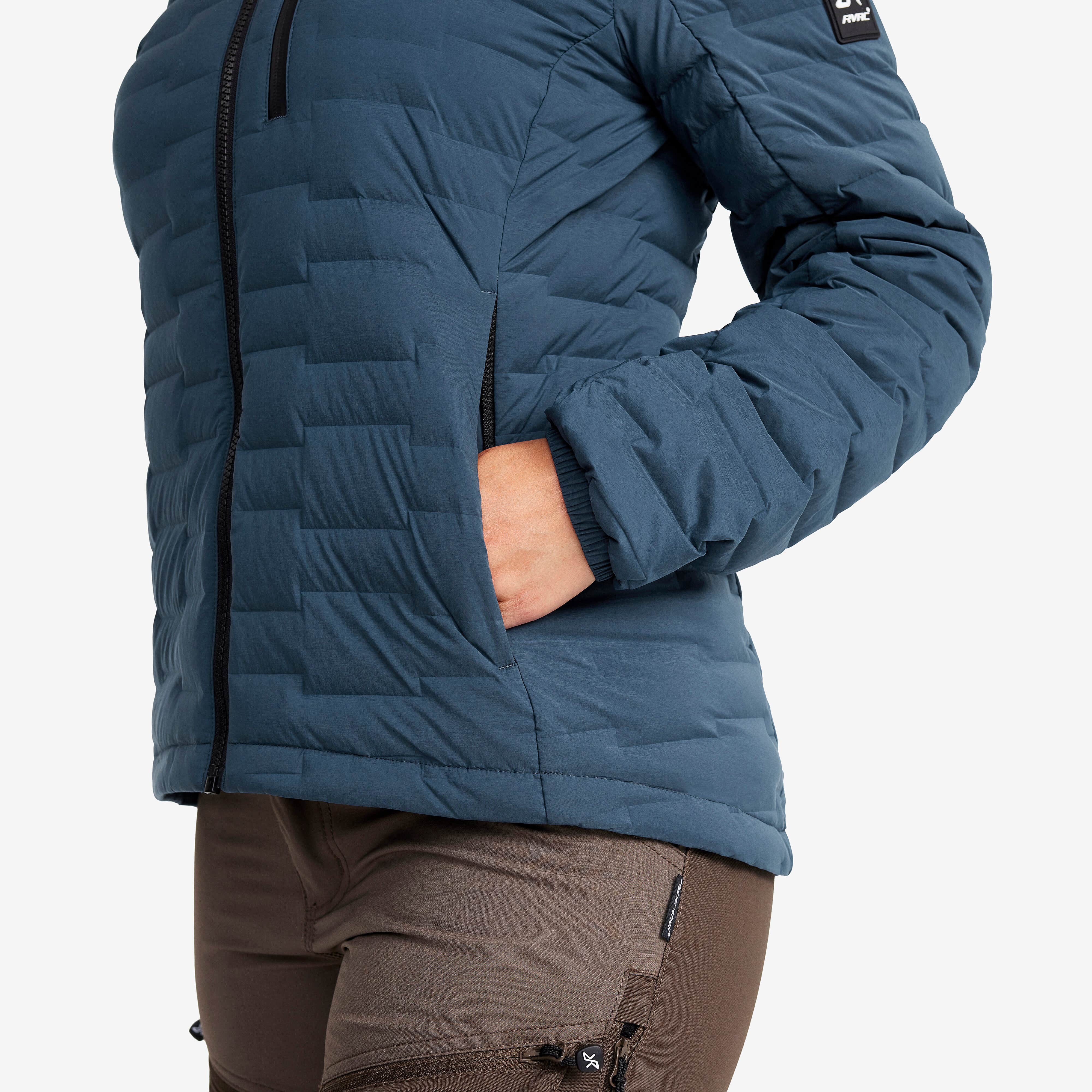 Flex Stretch Down Jacket Femme Moonlit Ocean