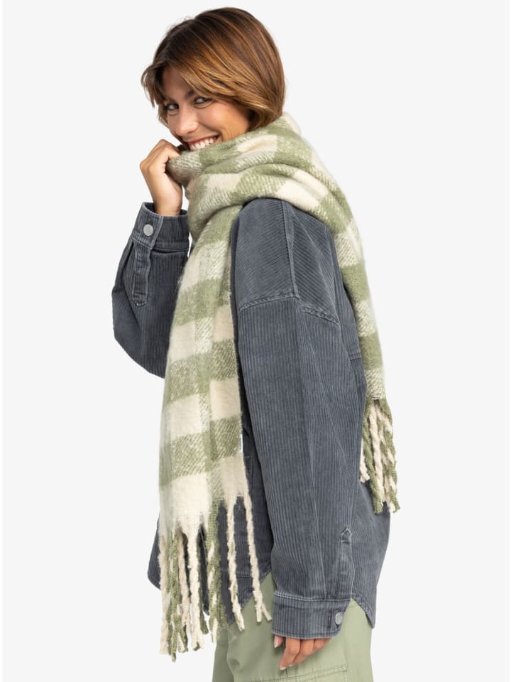Roxy Schal Cute Blush Be Bold Plaid in Oil Green günstig kaufen onesize