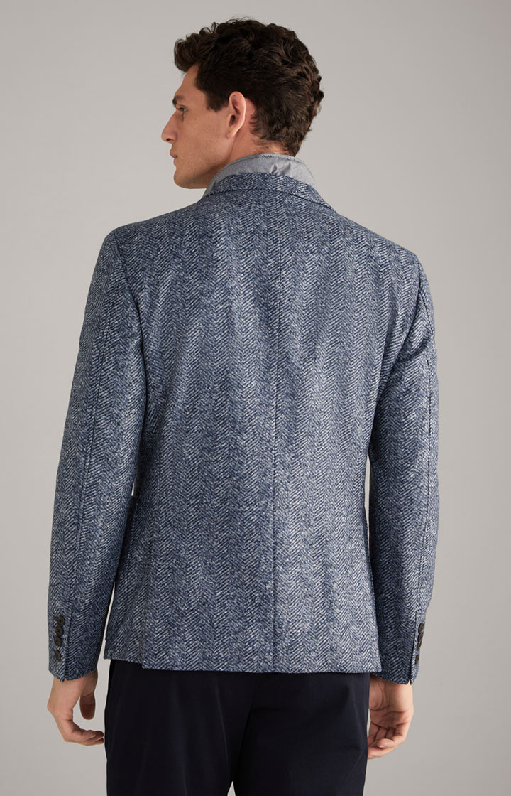 Sakko Hecton in Blau/Weiß meliert