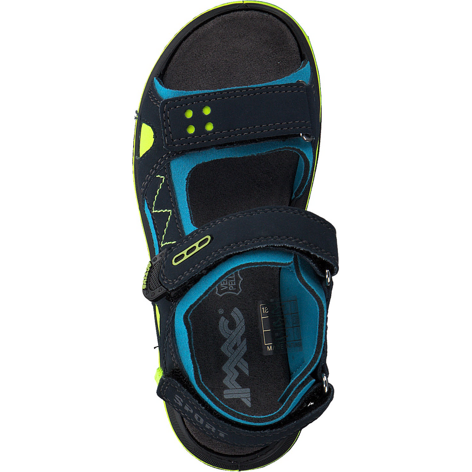 IMAC 382501, Sandalen (Kinder), Kinder, blue/giallo