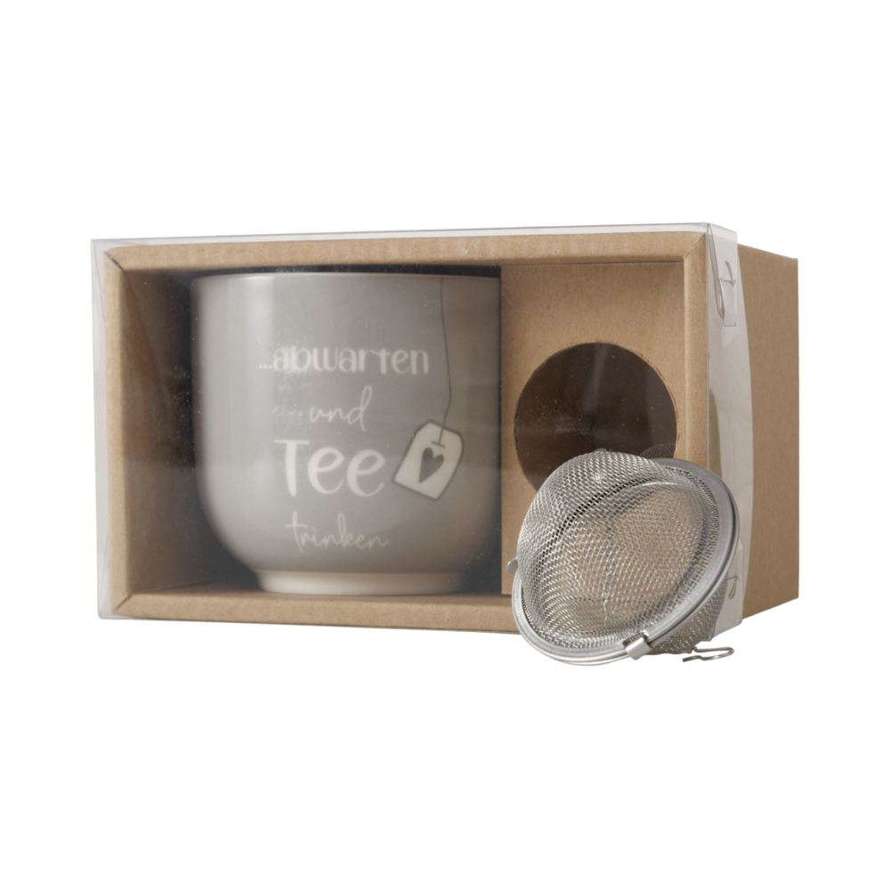 Teebecher-Set 2-teilig beige