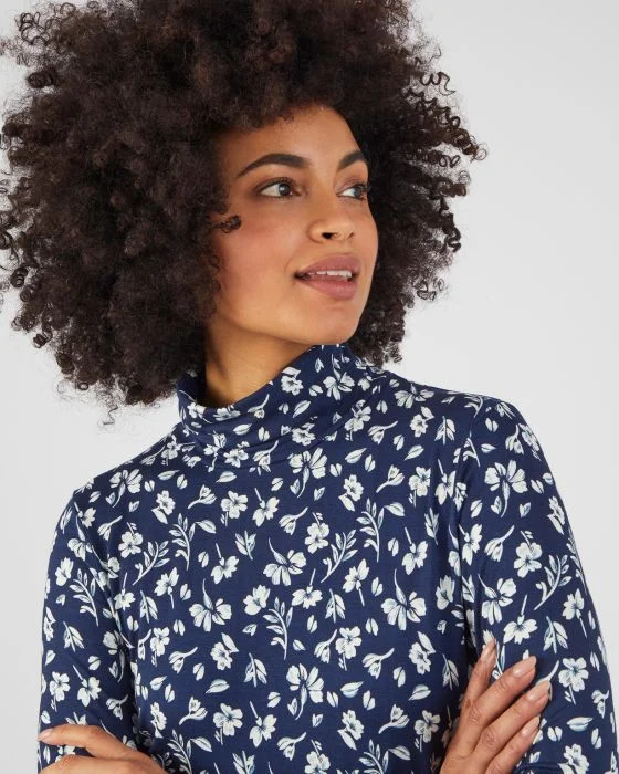 Sous pull maille col roulé