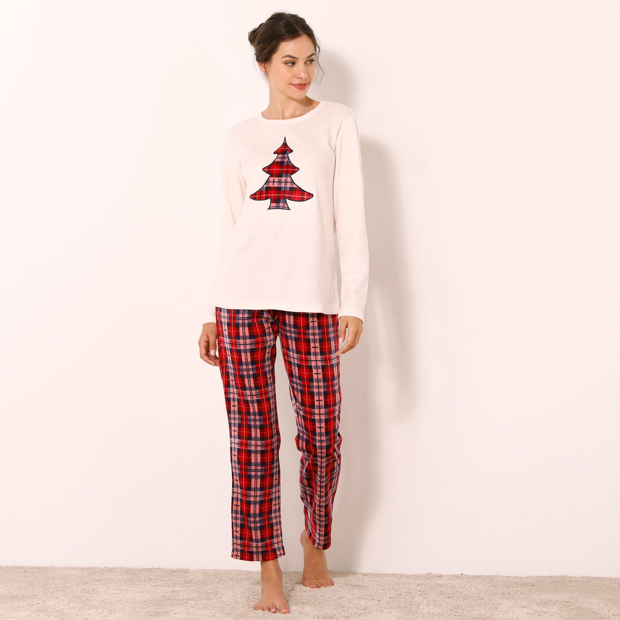 Pyjama pantalon maille micropolaire