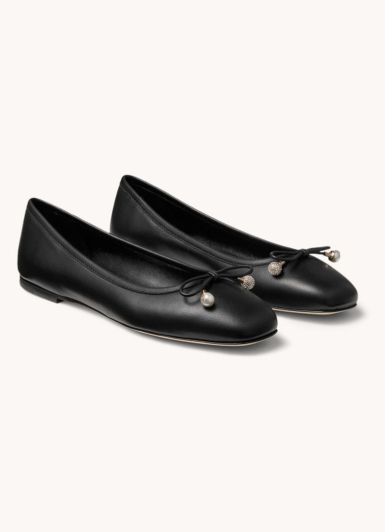 Jimmy Choo Elme ādas balerīna