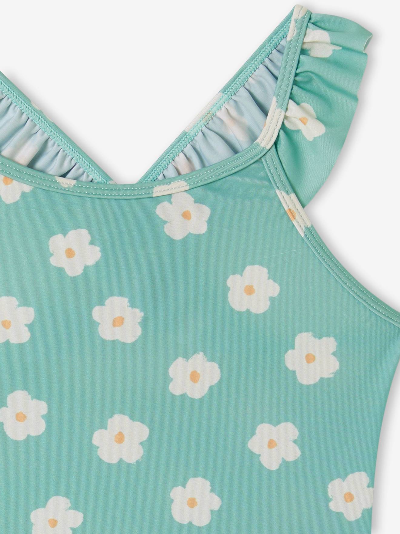 Vertbaudet Mädchen Badeanzug Oeko-Tex - aqua