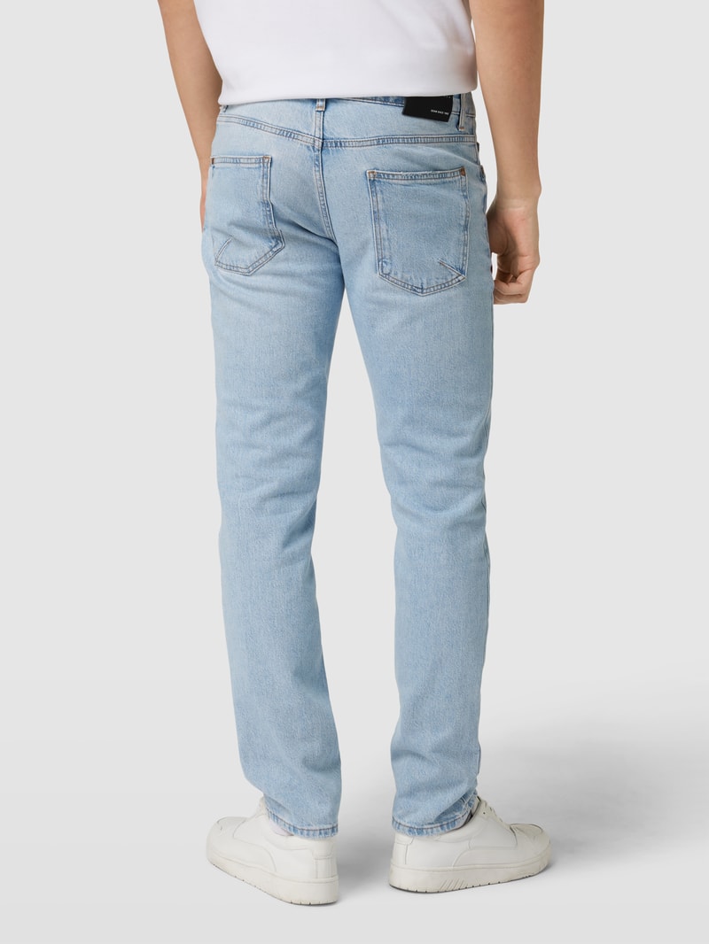 Jeans im 5-Pocket-Style Modell 'SLIM' in hellblau