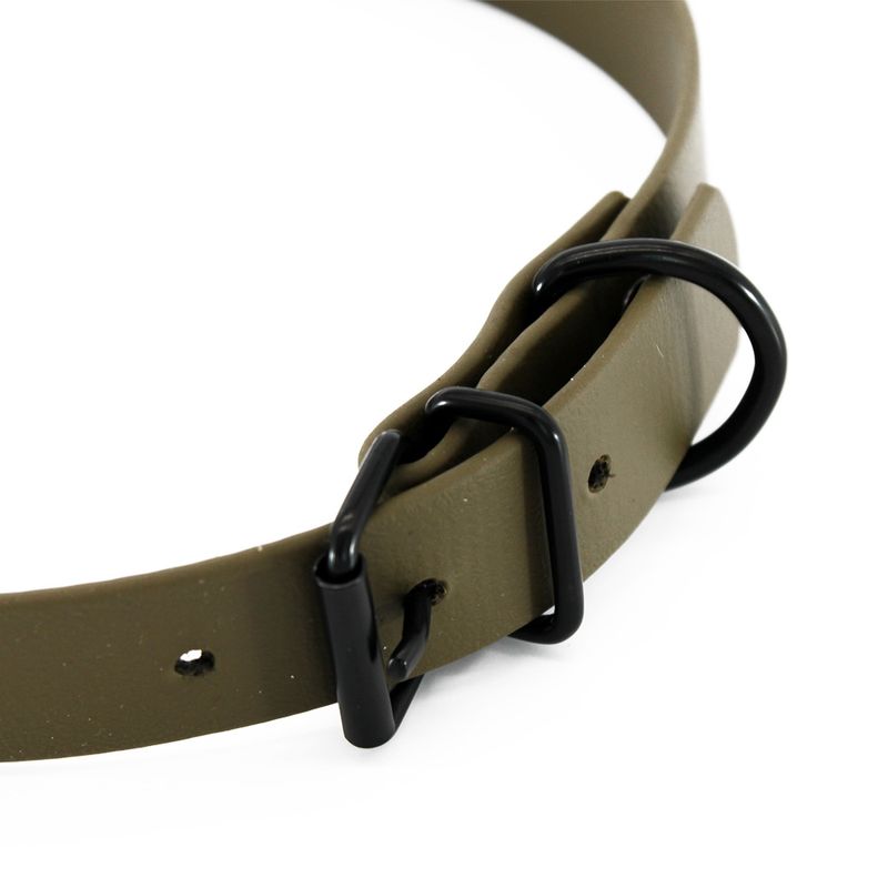 Heim Halsband BioThane, oliv zu TOP-Preisen