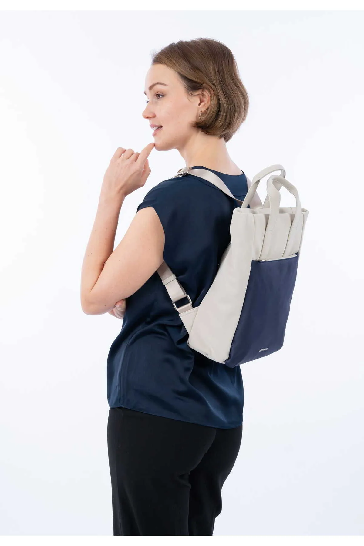 Emily & Noah  Rucksack - Blau - Colorblock