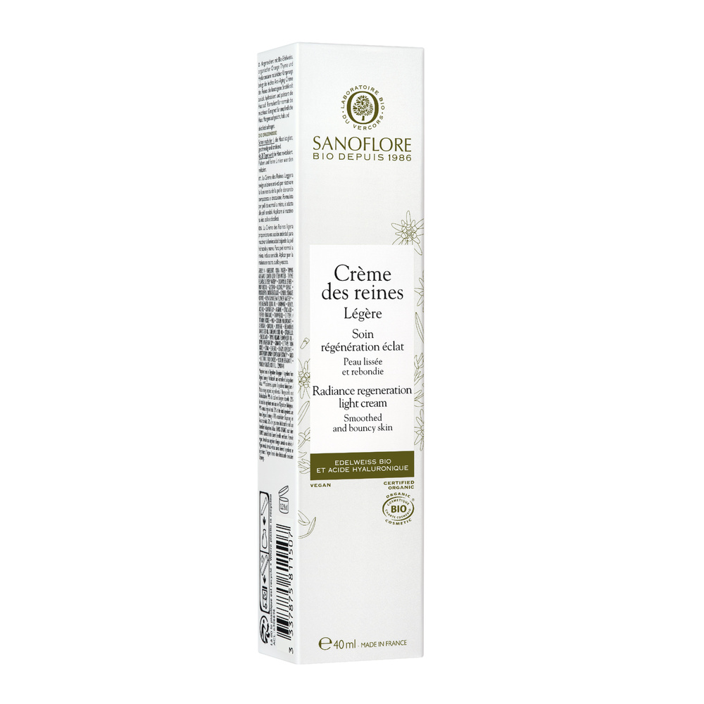 Sanoflore Reines Crème jour anti-âge légère régénérationéclat certifiée bio