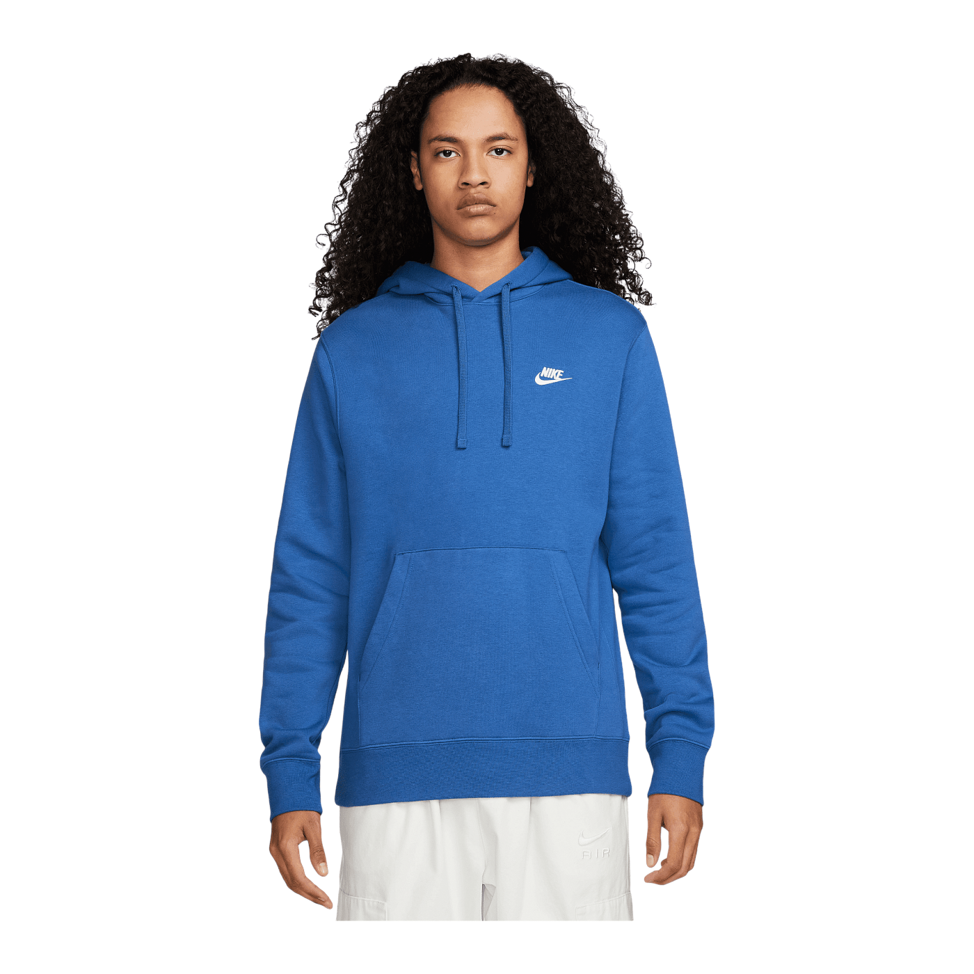Nike NSW Club Fleece Fleece Hoody Blau Weiss F480