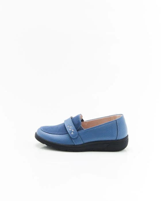 Mocassins bi-matière
