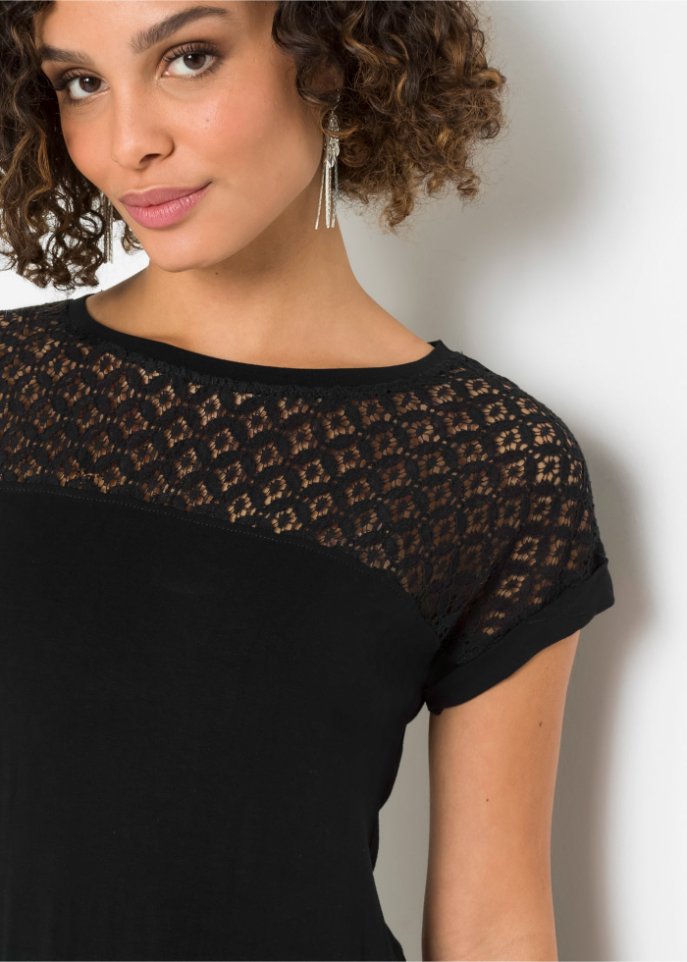 Shirt mit Spitze