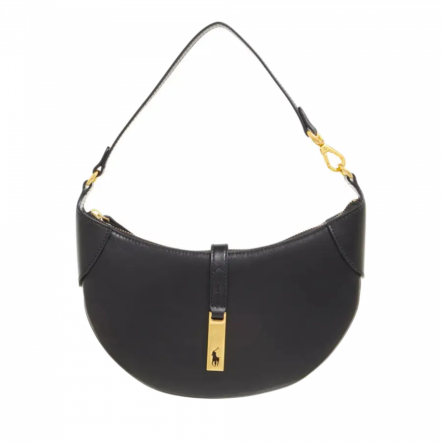 Polo Ralph Lauren - Polo Ralph Lauren Shoulder Bags Leder Black - schwarz