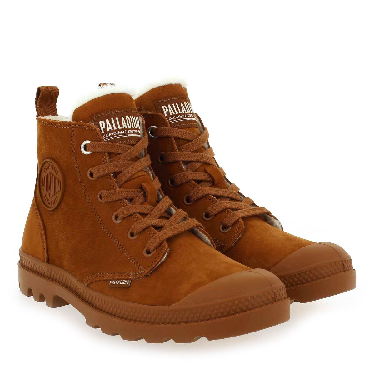 Palladium  PAMPA HI ZIP WL - brique