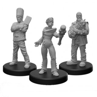 MFC - Cyberpunk Red Miniatures - Edgerunners H - Fixer, Media, Solo