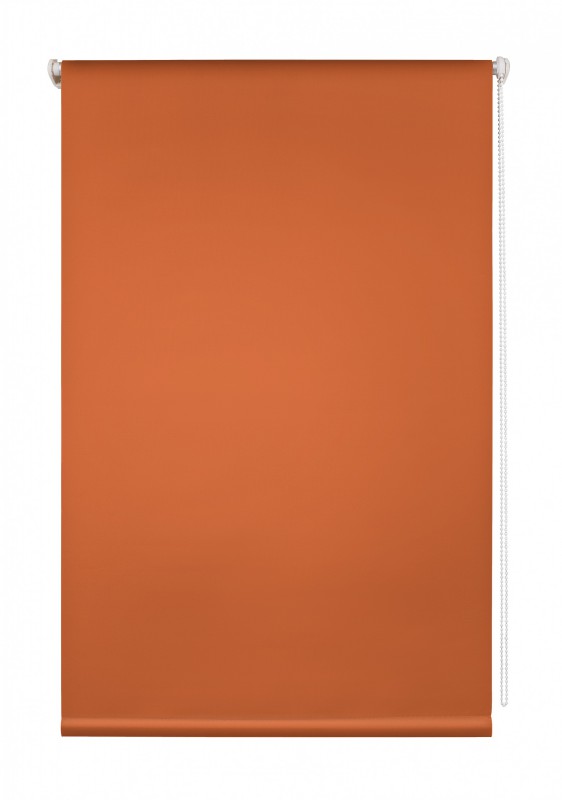 Powertec Bella Casa Klemmfix-Rollo Verdunkelung, ca. 150 x 75 cm, terracotta
