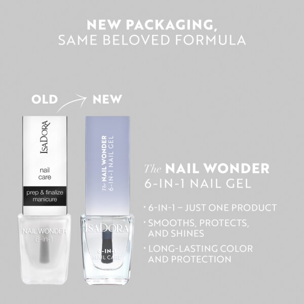 IsaDora Nail Wonder 6-in-1 Nagelgel