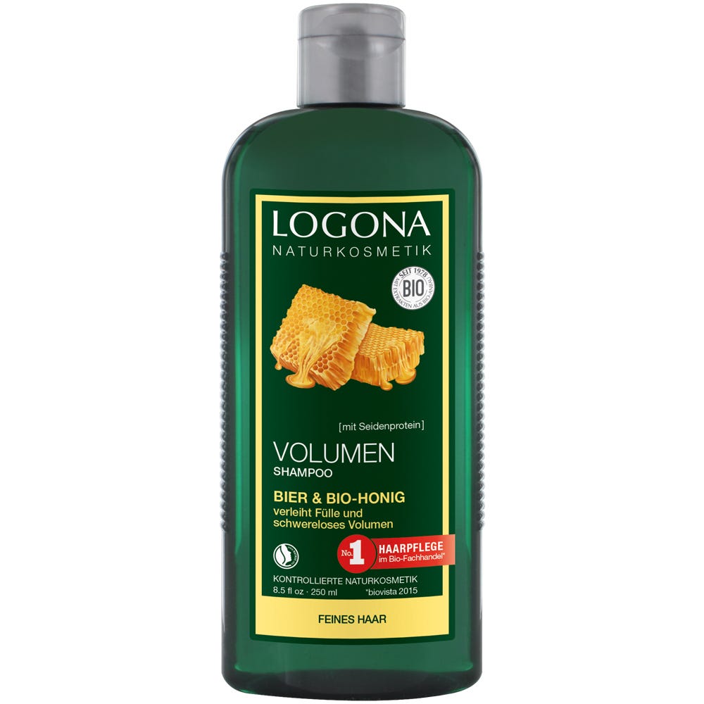 LOGONA Volumen Shampoo Bier & Bio-Honig 250 ml