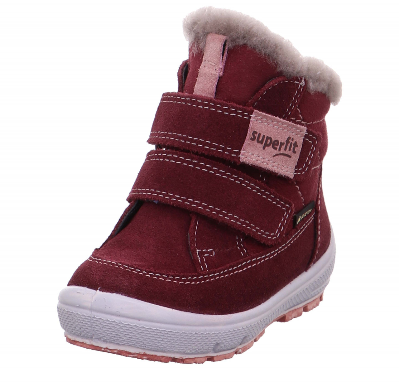 GROOVY - Rot/Rosa Boots mit Klettverschluss