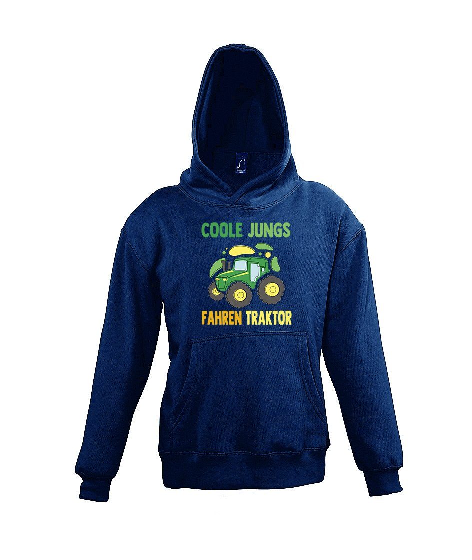 Youth Designz Kapuzenpullover Traktor Farmer Kinder Hoodie Pullover mit trendigem Frontprint