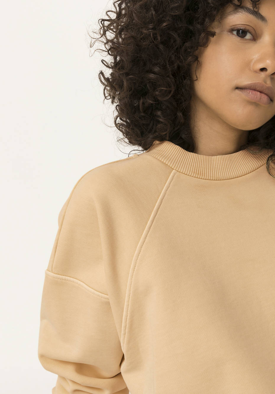 Sweatshirt mineralgefärbt aus reiner Bio-Baumwolle