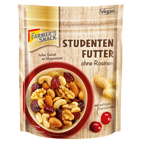 STUDENTENFUTTER M. CRANBERRIES - Outdoor Essen