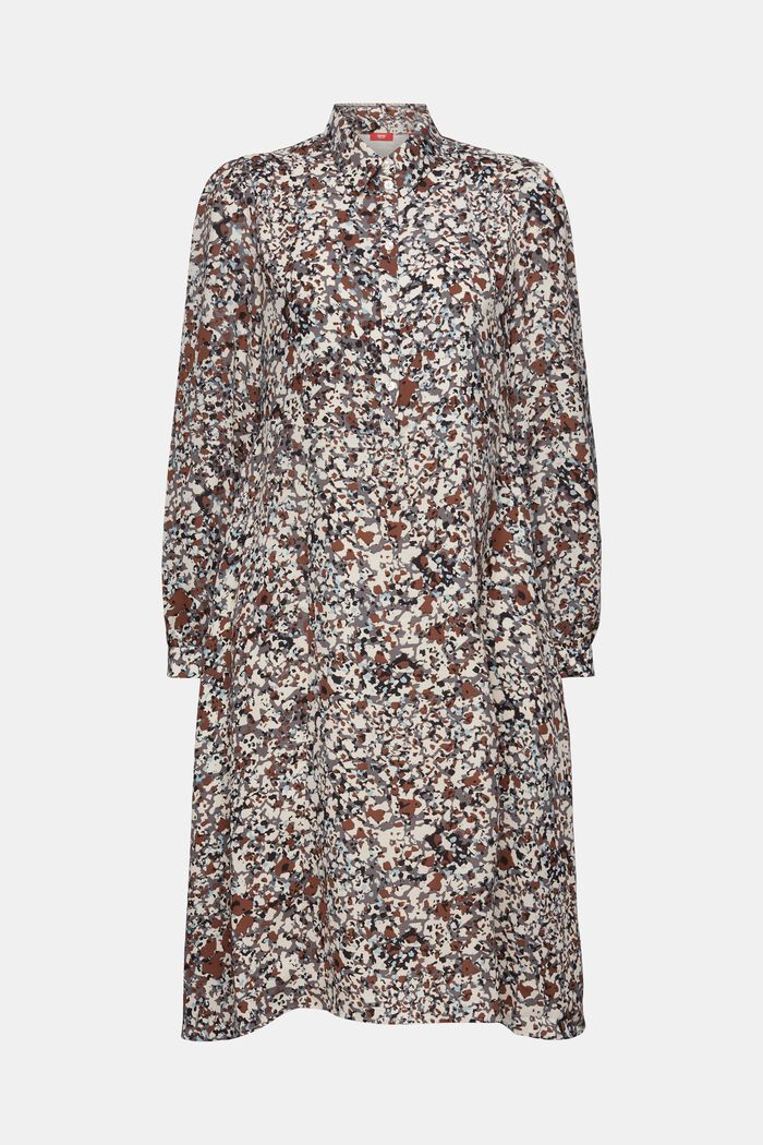 Gemustertes Hemdblusenkleid