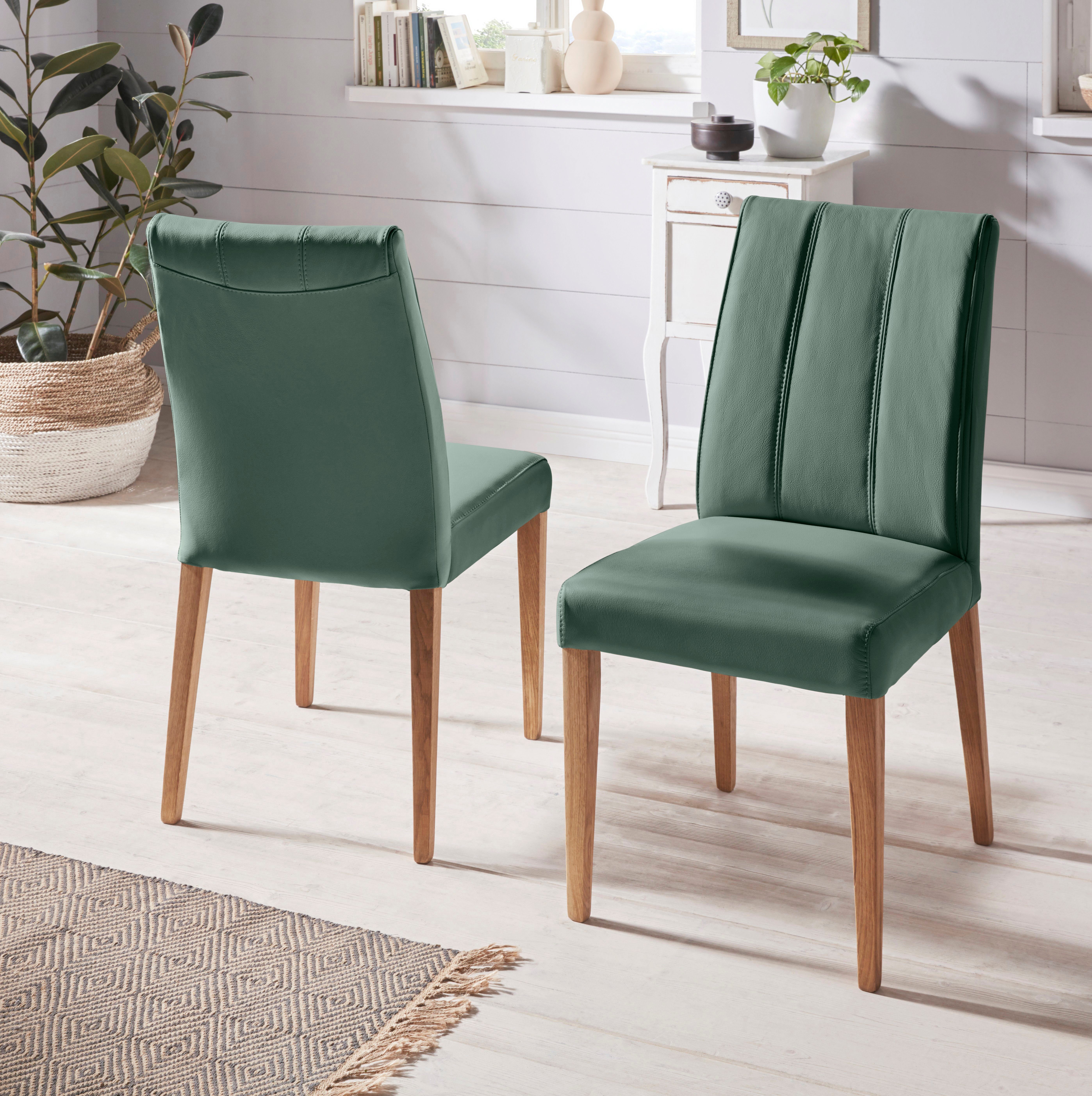 INOSIGN 4-Fußstuhl (Set, 2 St), Rückenlehne mit Steppung