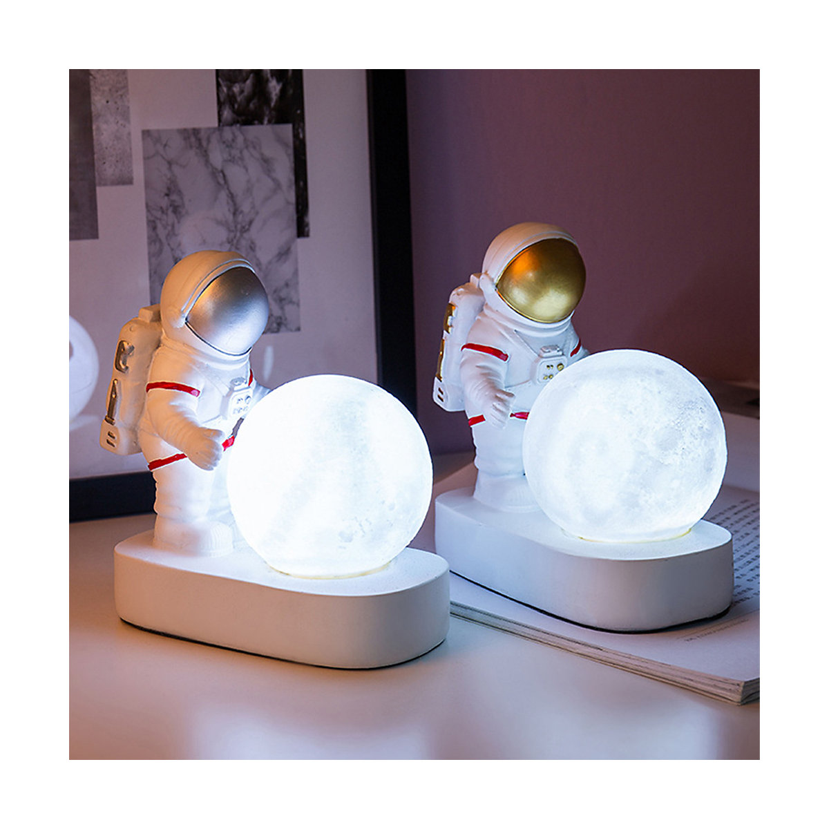 Astronaut Mondlampe Nachtlichter für Kinder