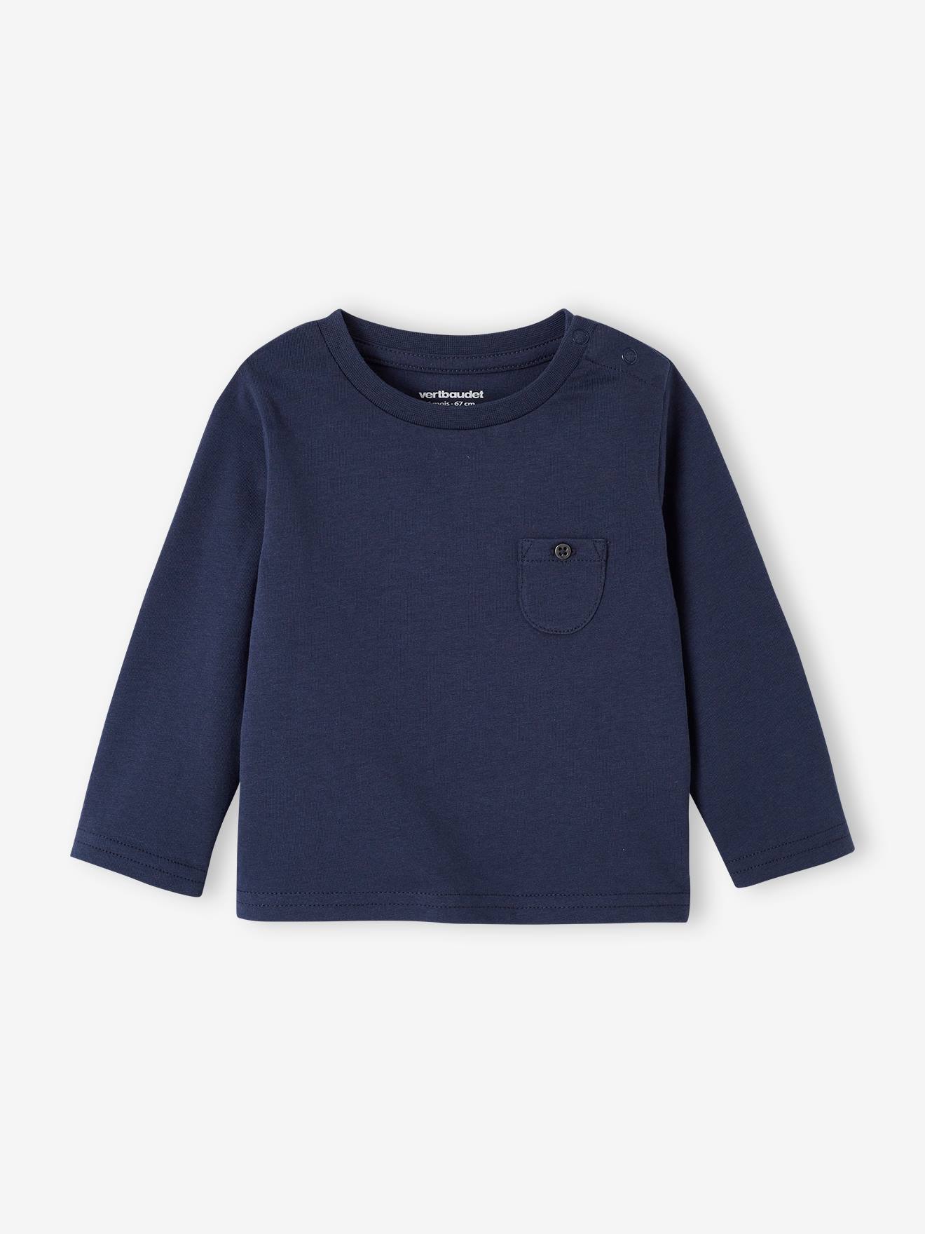 Lot de 2 tee-shirts Basics bébé manches longues écru