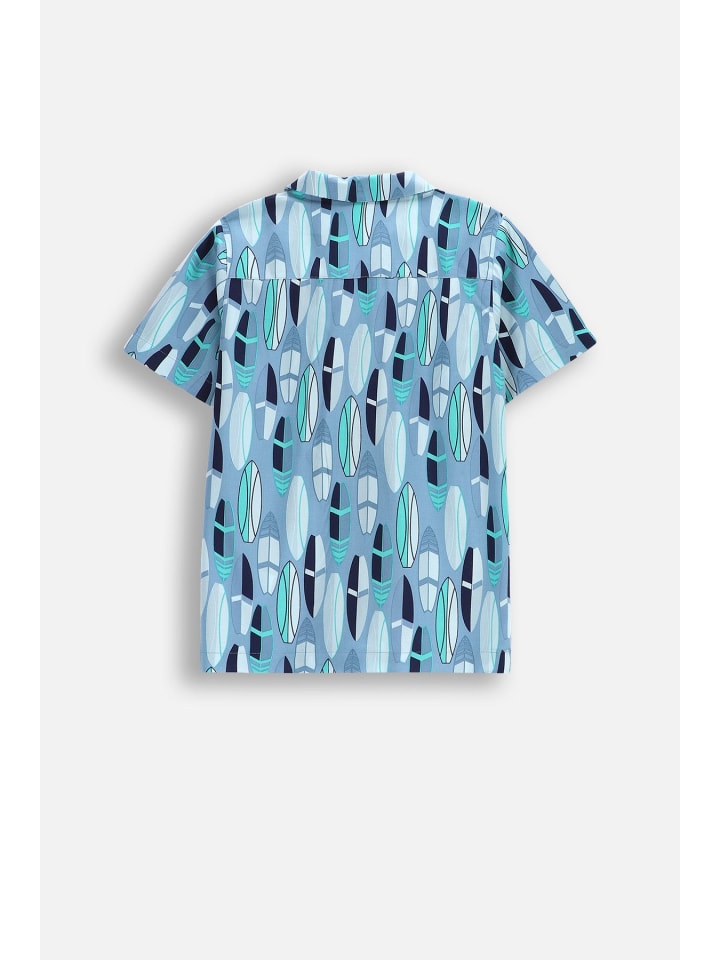 Coccodrillo Kurzarmhemd in blau günstig kaufen
