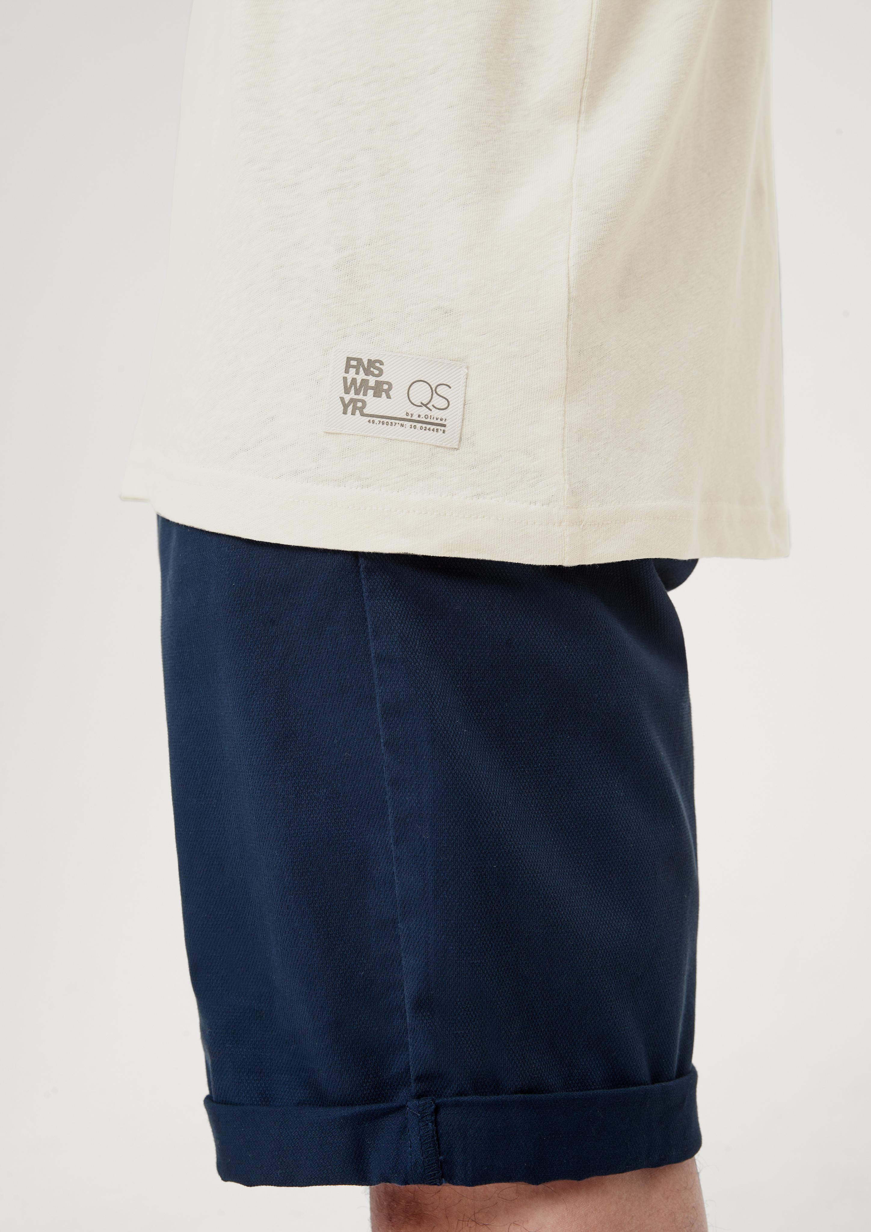 T-Shirt aus Leinenmix  2130377-8000