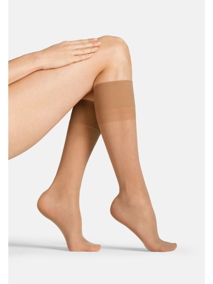 camano Kniestrümpfe 4er Pack fine everyday, fine everyday matt 20 Denier in make up günstig kaufen onesize