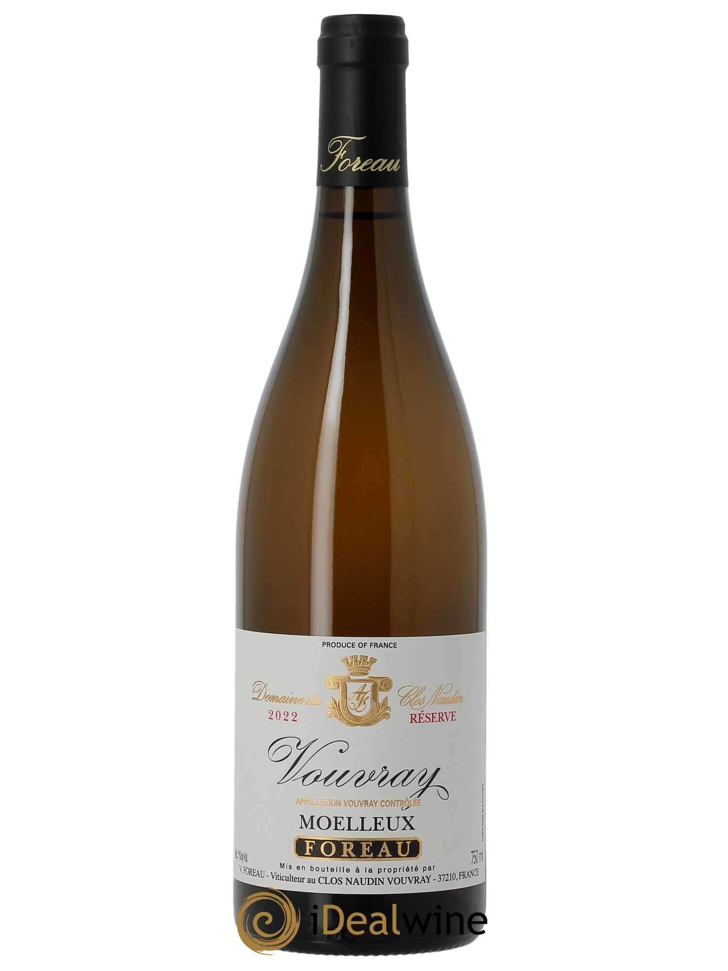 Vouvray Moelleux Réserve Clos Naudin - Philippe Foreau  2022 - Lot de 1 Bouteille