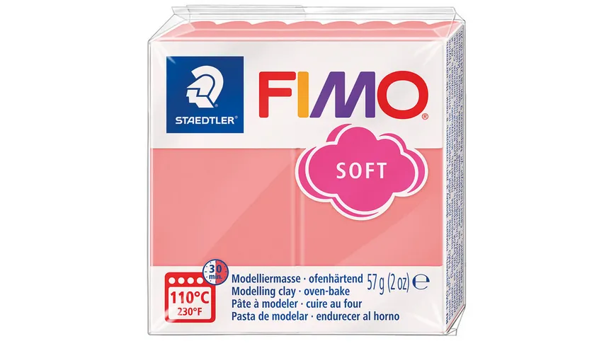 STAEDTLER Modelliermasse FIMO® effect Modelliermasse Grapefruit 57 g