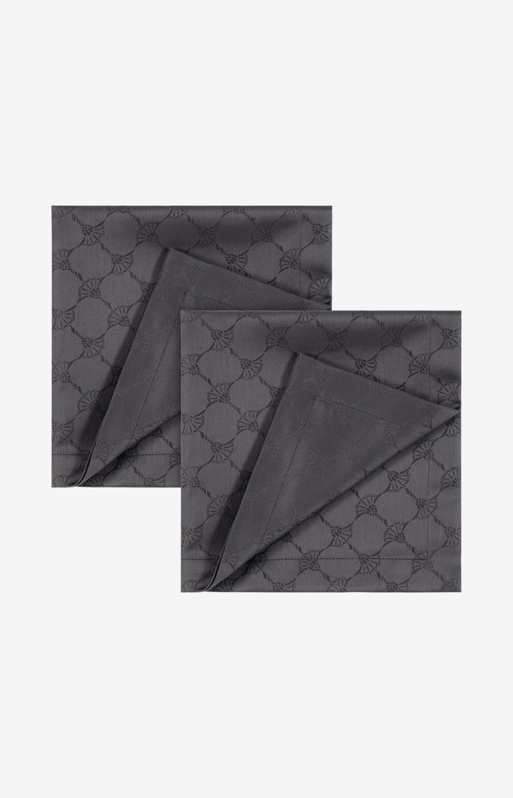 Serviette JOOP! Cornflower Allover - 2er Set 50 x 50 in Graphit - im JOOP!