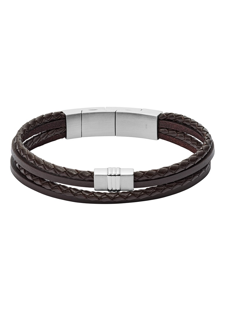 Fossil  Armband van leer JF02934040