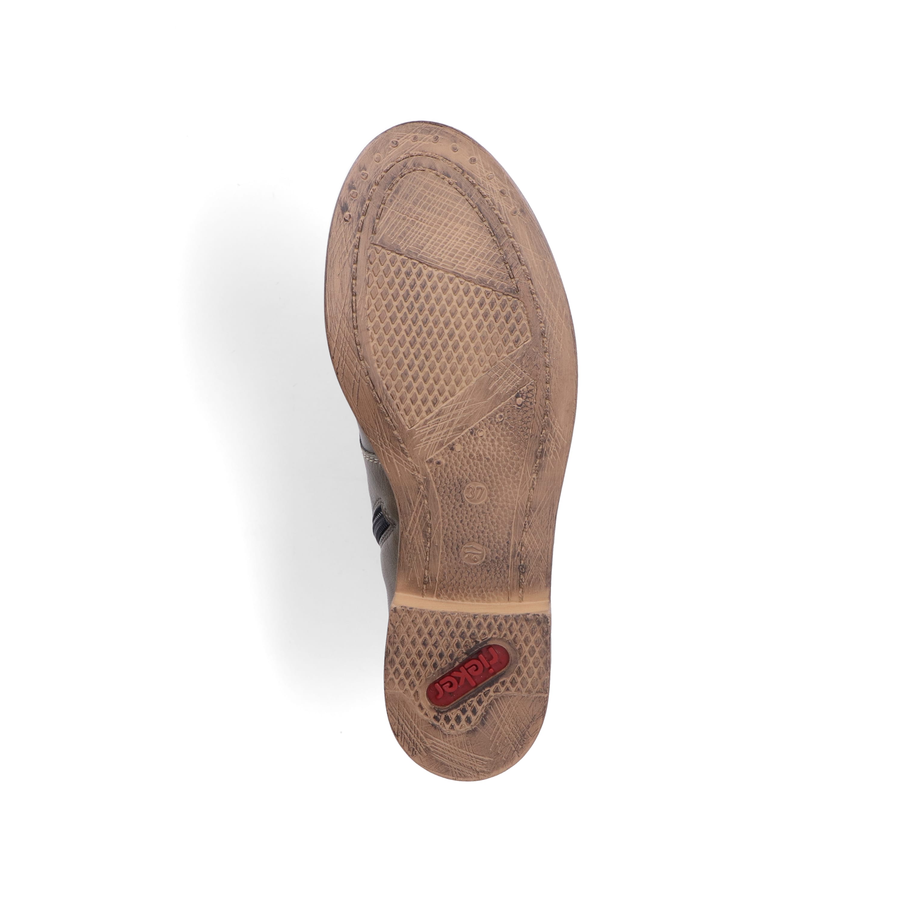 Rieker Damen Schnürstiefel graugrün