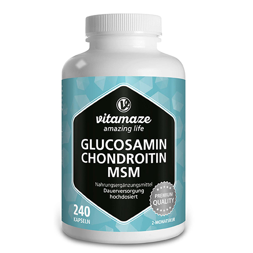 GLUCOSAMIN CHONDROITIN MSM Vitamin C Kapseln  240 St  Kapseln
