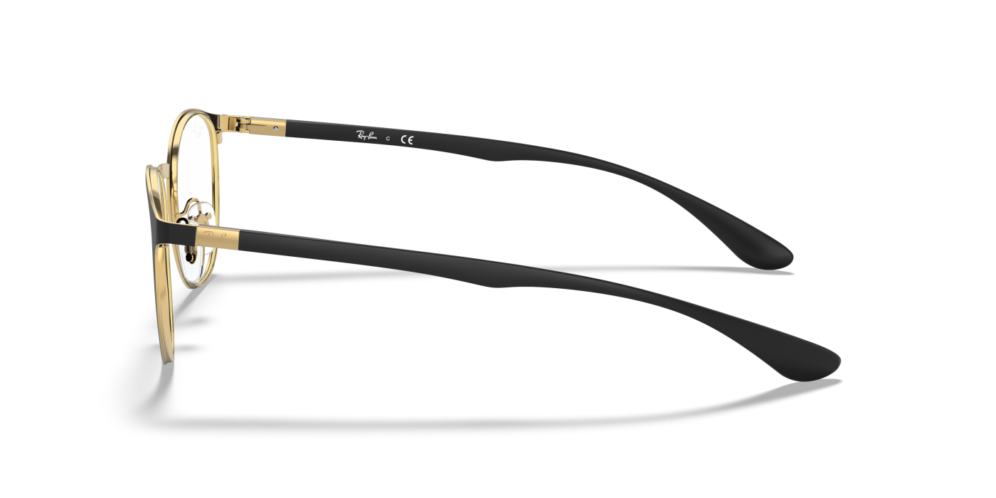 RB6355 OPTICS - Negru mat pe auriu