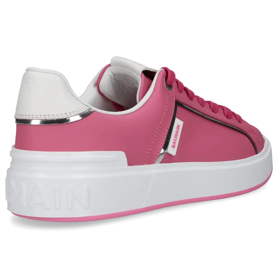 Balmain - Sneaker low B-COURT Kalbsleder - pink