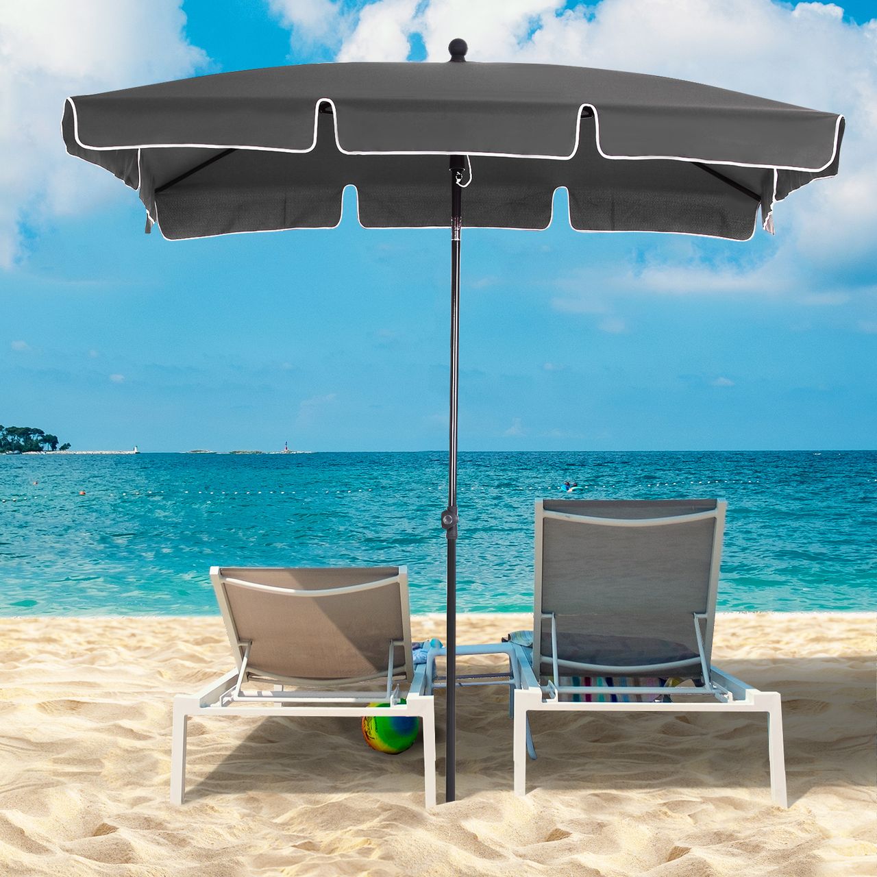 Outsunny Sonnenschirm Gartenschirm Strandschirm Balkonschirm Schirm Sonnenschutz