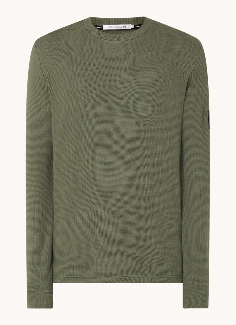 Calvin Klein Fine-knit sweater with logo
